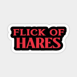 Flick of Hares Collective Animal Nouns Magnet