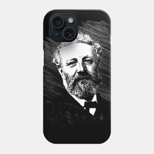 Science Fiction Visionary - Jules Verne Portrait 1 Phone Case