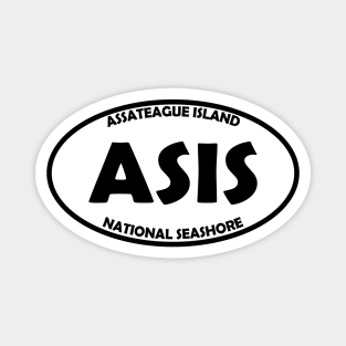 Assateague Island National Seashore oval Magnet