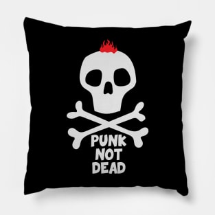 punk not dead Pillow