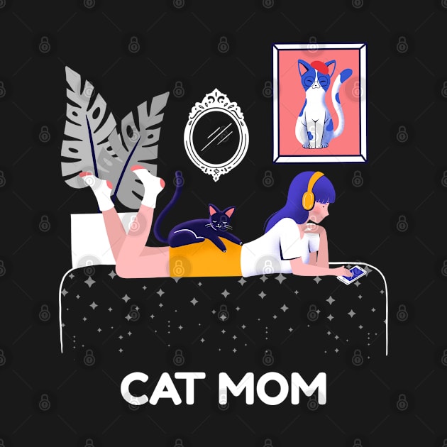 cat mom by AA