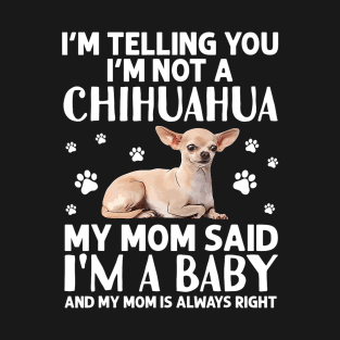 Chihuahua Art For  Mom Dog Breed Chihuahua Lovers T-Shirt