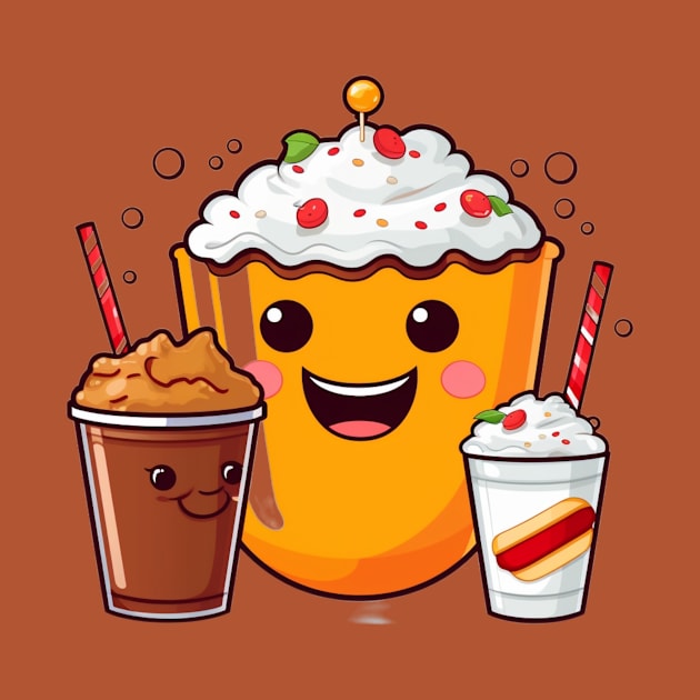 ice cream cute T-Shirt by nonagobich