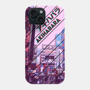 Akihabara Anime Tokyo Japan Retro Street Phone Case