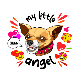 Valentine Day Angry Dog Chihuahua T-Shirt