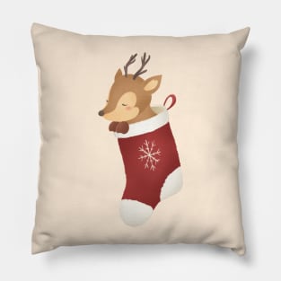 SLEEPY REINDEER Pillow