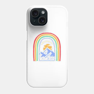 After rain there's a rainbow Phone Case