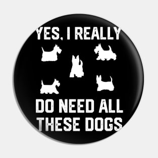 Scottie yes, i really  do need all these dogs Pin