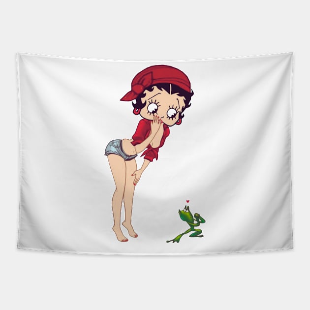 BETTY BOOP NEW 9 Tapestry by Vidi MusiCartoon