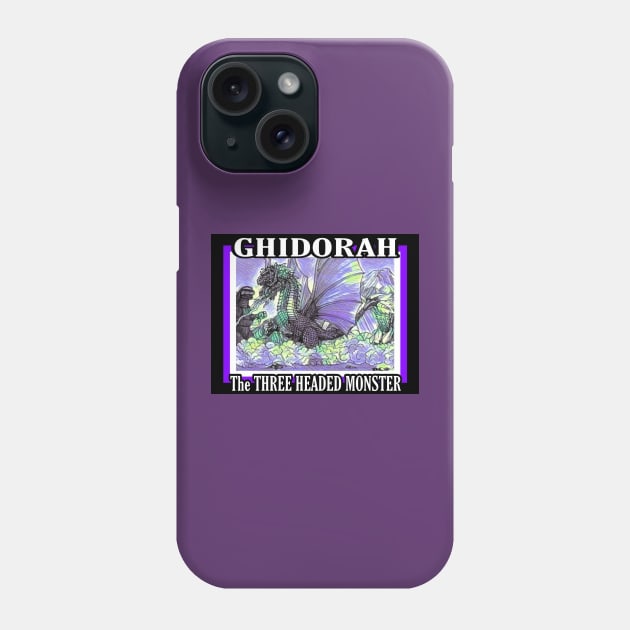 GHIDORAH THE THREE HEADED MONSTER Phone Case by Robzilla2000