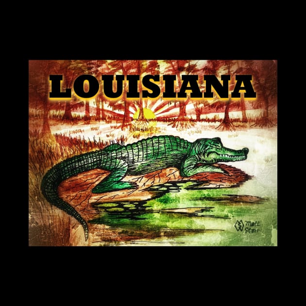 Louisiana alligator by Matt Starr Fine Art