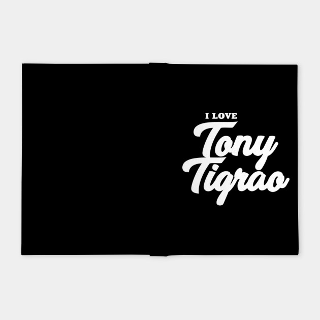 I Love Tony Tigrao Celebrity Notebook Teepublic