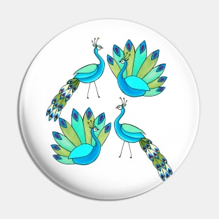 Peacocks are beautiful Pin