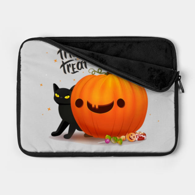 Black Cat Laying On Smiling Halloween Pumpkin Laptop Sleeve Case Carring Light Computer Protector Notebook Bag with Adjustable Strap for 15 Inch-15.4 Inch Ultra-Bag Black Cat Laying On Smiling Halloween Pumpkin Laptop Sleeve Case Carring Light Computer Protector Notebook Bag with Adjustable Strap for 15 Inch-15.4 Inch Ultra-Bag