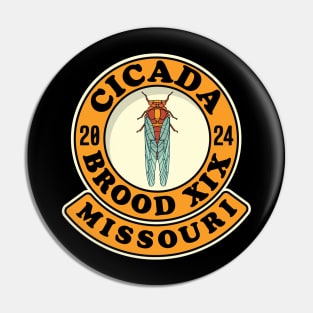 Cicada Brood XIX Missouri Pin