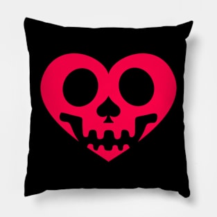 Skullynosaure Red Pillow