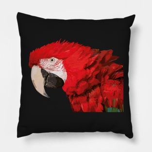 Green-winged Macaw (Ara chloropterus) Pillow