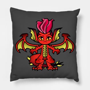 Fire Dragon Pillow