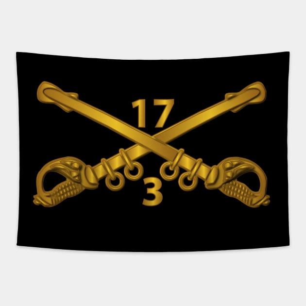 3rd Sqn 17th Cavalry Branch wo Txt Tapestry by twix123844