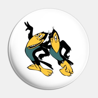 Heckle and Jeckle Pin