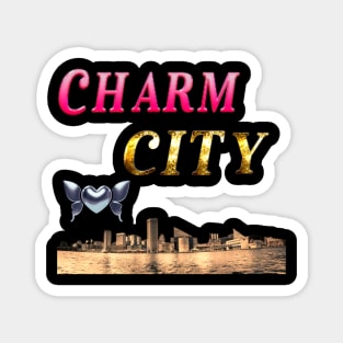 BALTIMORE CHARM CITY DESIGN Magnet