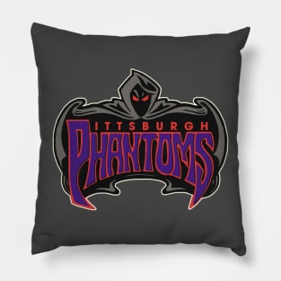 Defunct Pittsburgh Phantoms Roller Hockey Pillow