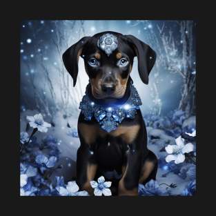 Doberman With Jewels T-Shirt