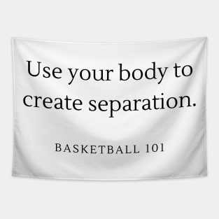 Basketball 101 Tapestry