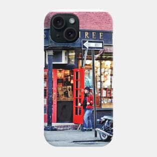 Manhattan NY - Greenwich Village Bookstore Phone Case