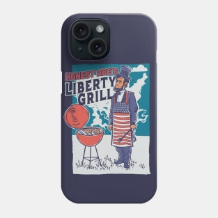 Honest Abe's Liberty Grill // Funny USA Fourth of July Abraham Lincoln Phone Case