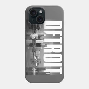 Detroit Cityscape Phone Case