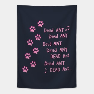 "Dead Ant" Cartoon Joke Tapestry