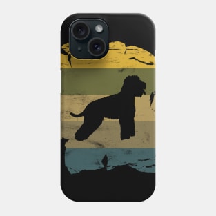 Lagotto Romagnolo Distressed Vintage Retro Silhouette Phone Case