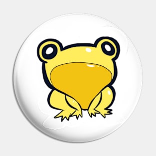 Yellow Frog Pin