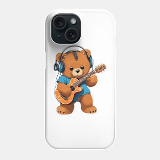 Bear Play Guitar Phone Case