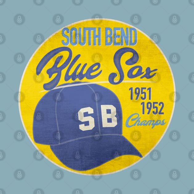 South Bend Blue Sox • AAGPBL Hat by The MKE Rhine Maiden