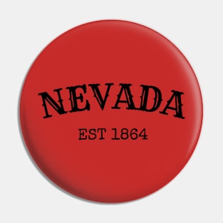 Nevada Est 1864 Pin