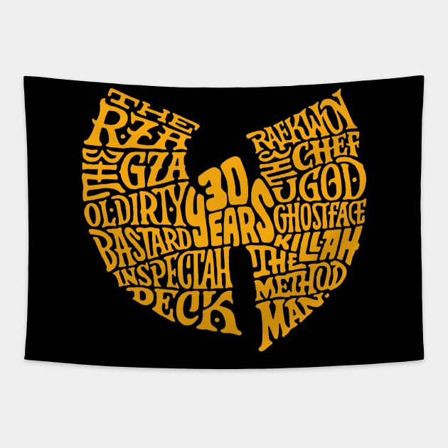 Hip Hop - 30 Years WuTang Tapestry by LMW Art