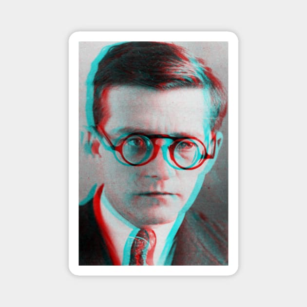 Dmitri Shostakovich Magnet by TheMusicophile