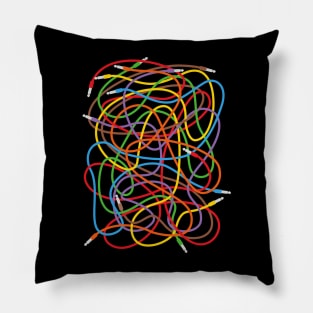 Modular Synth Patch Cables Pillow