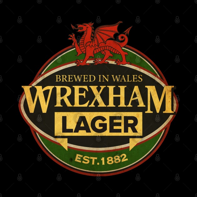 WREXHAM LAGER VINTAGE by handokostore