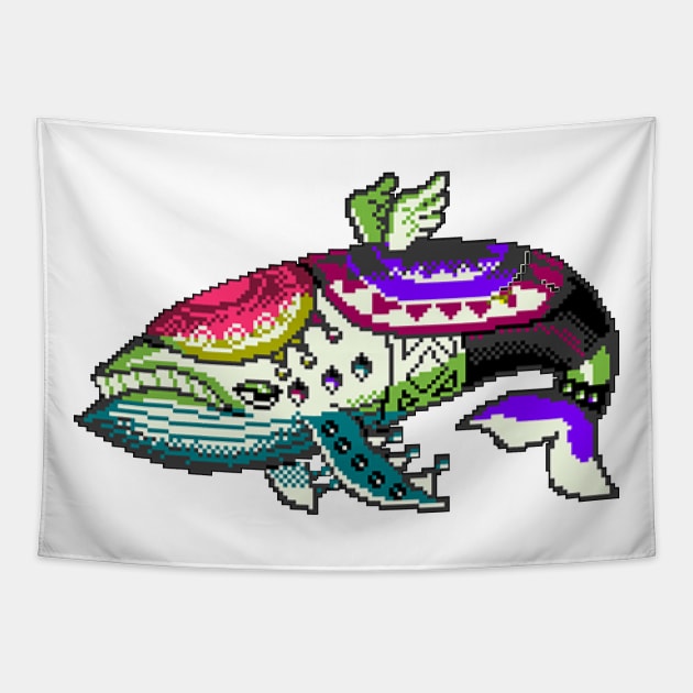 Wind Fish Tapestry by xartt