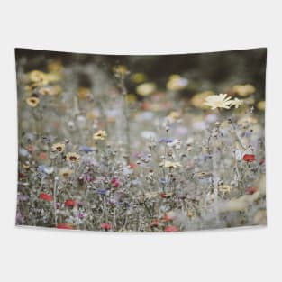 Wildflowers in the breeze Tapestry