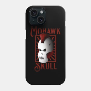 Red Mohawk | Metal Skull | Punk Skull Mask Phone Case