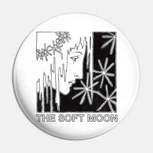 The Soft Moon ::::: Retro Style Fan Design Pin