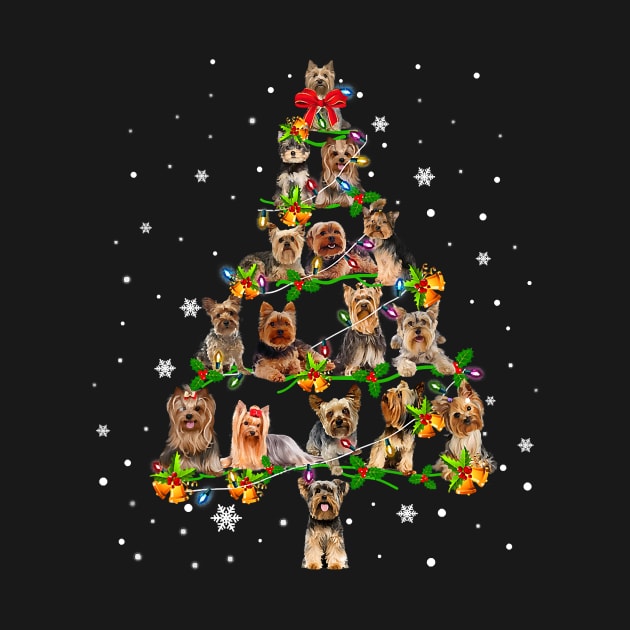 Yorkshire Terrier Christmas Tree by IainDodes