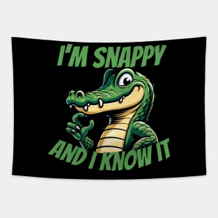 Oh Snap Alligator Tapestry