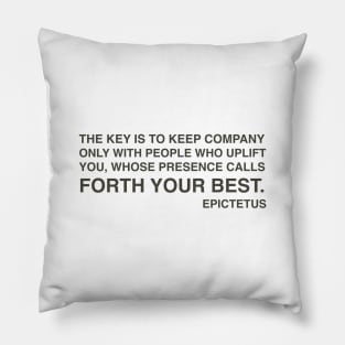 Epictetus Quotes Pillow