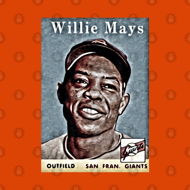 Willie Mays: Say Hey Flashback to 1958 by flashbackchamps