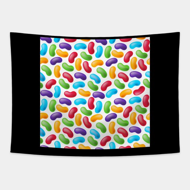 COLOURFUL JELLY BEANS Tapestry by GOTOCREATE